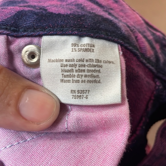 Decree Hot Pink Denim Stonewashed Cutoffs S:11 Excellent Condition - Picture 6 of 7